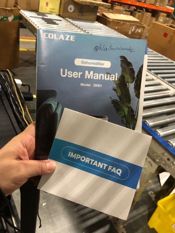Photo 6 of 2500 Sq. Ft 30 Pint Dehumidifier, COLAZE DH01 Energy Star Dehumidifiers with Drain Hose for Home Basement Bedroom Bathroom, Auto Defrost & Overflow Protection & Timer & Drying Function with 0.66 Gal Water Tank 2500 sq.ft