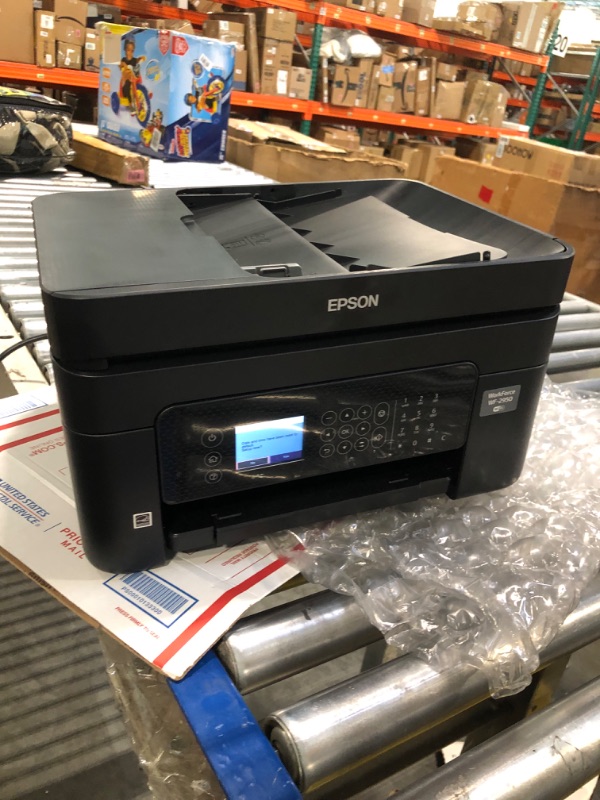 Photo 3 of Epson Workforce WF-2950 All-in-One Wireless Color Inkjet Printer for Home Office, Black - Print Scan Copy Fax - 2.4" LCD, 33 ppm, 5760 x 1440 dpi, Auto Duplex Printing, 30-Sheet ADF