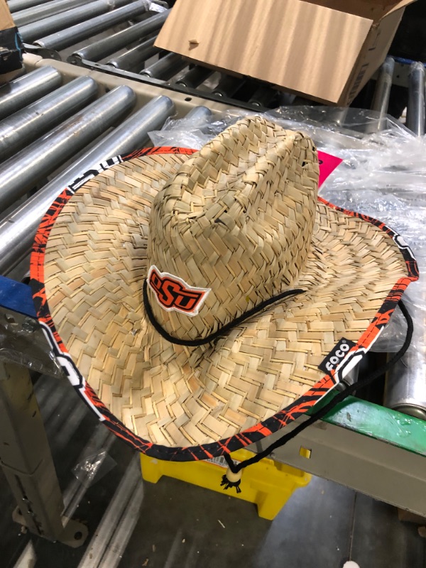 Photo 3 of Oklahoma State Cowboys Floral Straw Hat