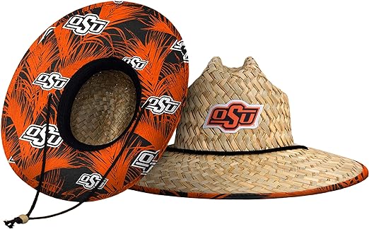 Photo 1 of Oklahoma State Cowboys Floral Straw Hat