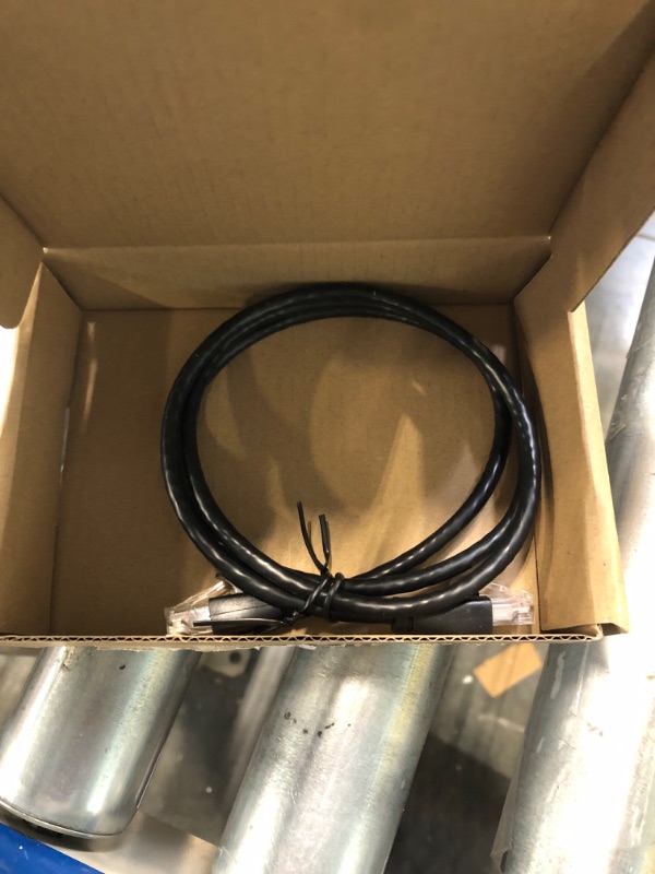 Photo 1 of Amazon Basics RJ45 Cat-6 Gigabit Ethernet Patch Internet Cable - 15 Foot 15 Feet 1-Pack Cable