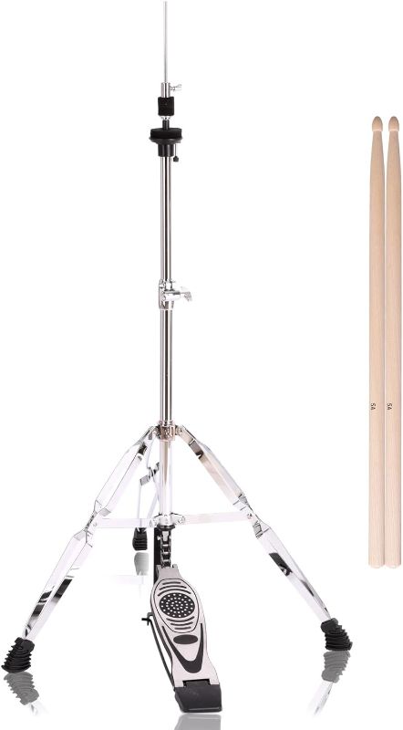 Photo 1 of YEASOUL Hi Hat Stand,Cymbal Stand,High Hat Stand with Pedal,Practice High Hat great for 8'' 10'' 12'' 13'' 14'' 15'' 16''Cymbals