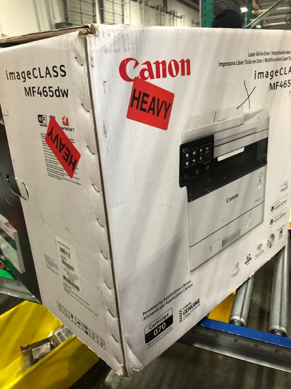 Photo 3 of Canon imageCLASS MF465dw - All in One, Wireless, Mobile Ready, Duplex Laser Printer with Expandable Paper Capacity and 3 Year Limited Warranty,White