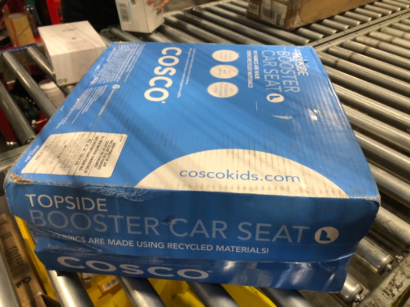 Photo 2 of Cosco Topside Backless Booster Car Seat, Lightweight 40-100 lbs, Rainbow