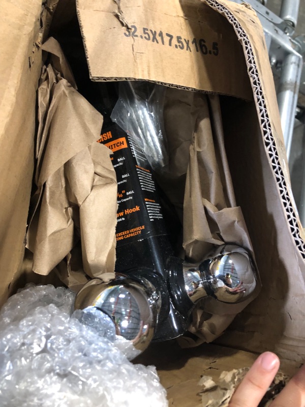 Photo 1 of ORCISH Trailer Hitch Tri-Ball Mount with Hook & Pin, Trailer Ball Size 1-7/8", 2" and 2-5/16", Fit 2 Inch Hitch Receiver, 2/3 in 1 Ball Truck Hitch, Tow Hitch Classic