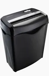 Photo 1 of Amazon Basics 6-Sheet Cross-Cut Paper Shredder and Shredder Sharpening