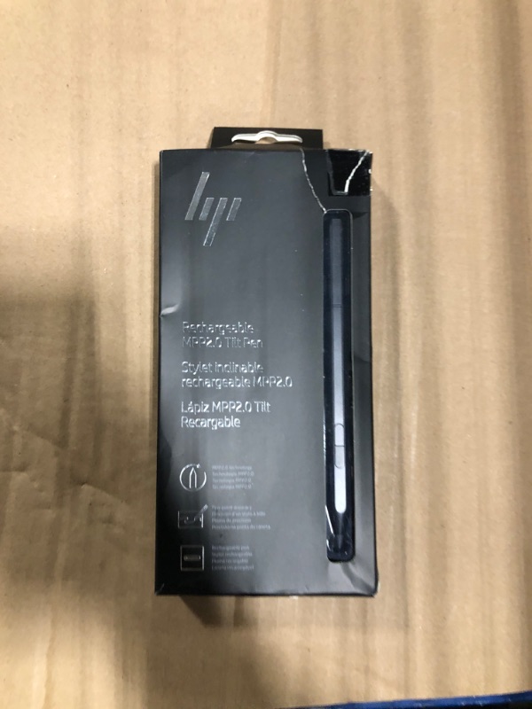 Photo 2 of HP Rechargeable MPP 2.0 Tilt Pen for Touch Screen Devices | Customizable and Compact Design with Magnetic Barrel | 1-Year Limited Warranty | Black (3J122AA) and Silver (3J123AA),Charcoal Grey