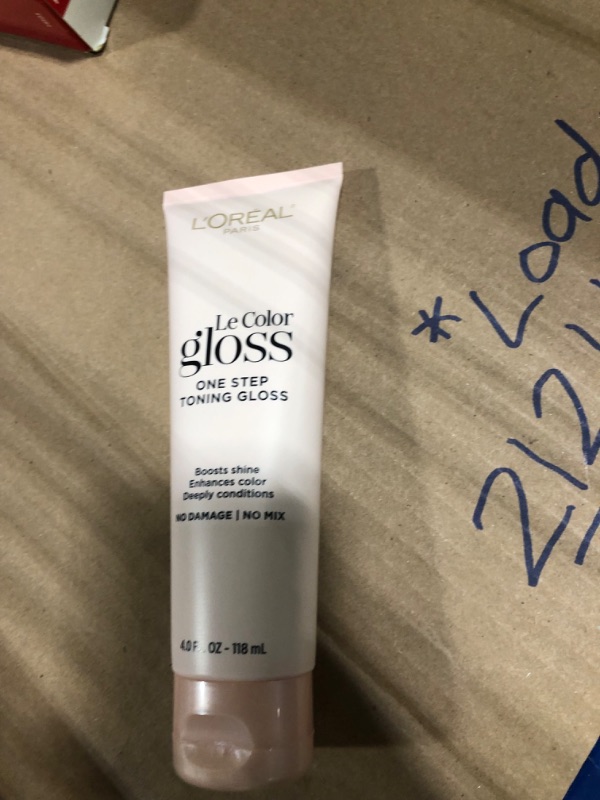 Photo 3 of L’Oréal Paris Le Color Gloss One Step In-Shower Toning Hair Gloss, Neutralizes Brass, Conditions & Boosts Shine, Smoky Bronde, 4 Ounce