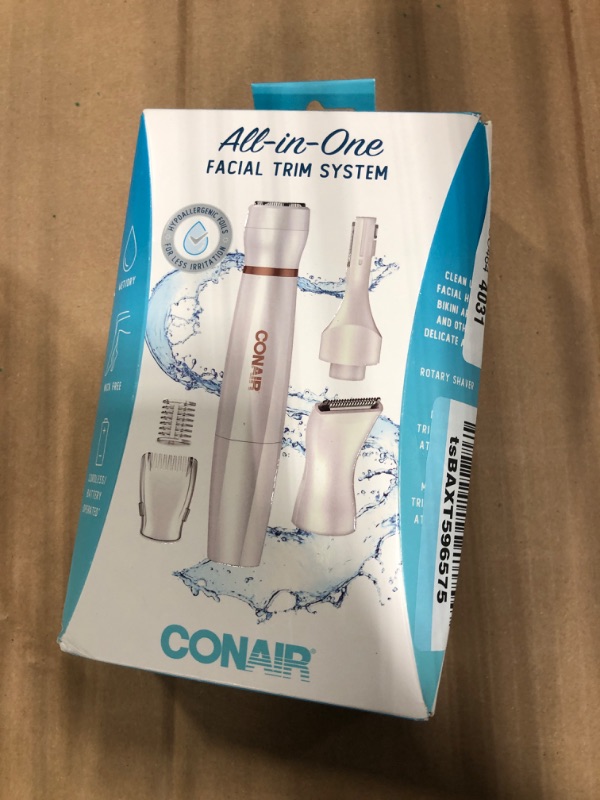 Photo 2 of Conair All-in-One Facial Hair Trimming System Battery Operated