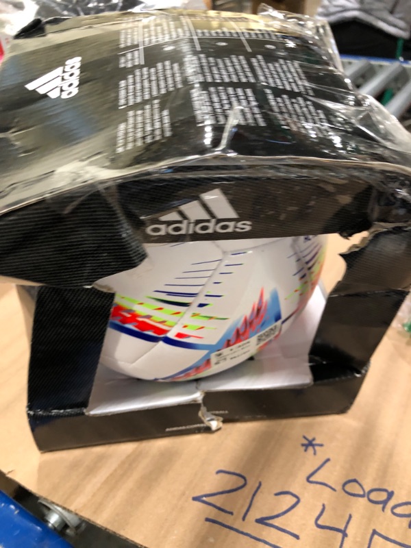 Photo 2 of adidas unisex-adult FIFA World Cup Qatar 2022 Al Rihla League Soccer Ball White/Pantone 4