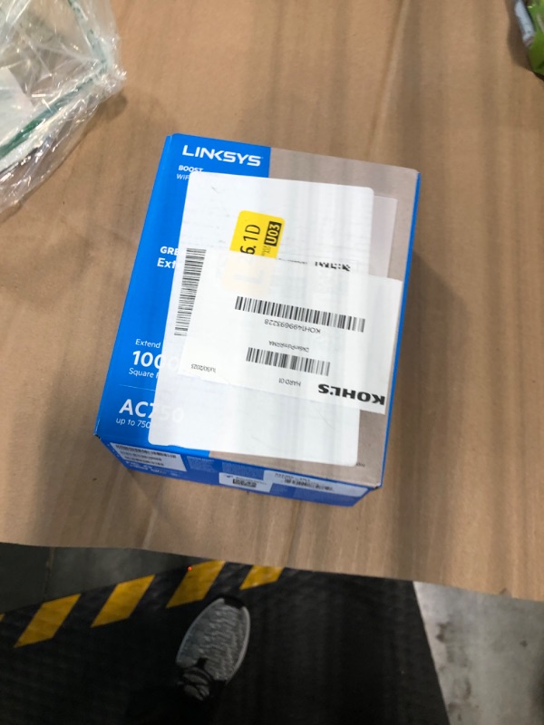 Photo 2 of Linksys WiFi Extender, WiFi 5 Range Booster, Dual-Band Booster, Compact Wall Plug Design, 1,000 Sq. ft Coverage, Speeds up to (AC750) 750Mbps - RE6300