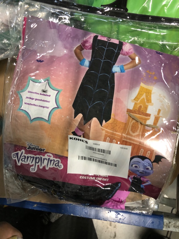 Photo 1 of Disney Vampirina Classic Girls Costume X-Small/(3T-4T) Black