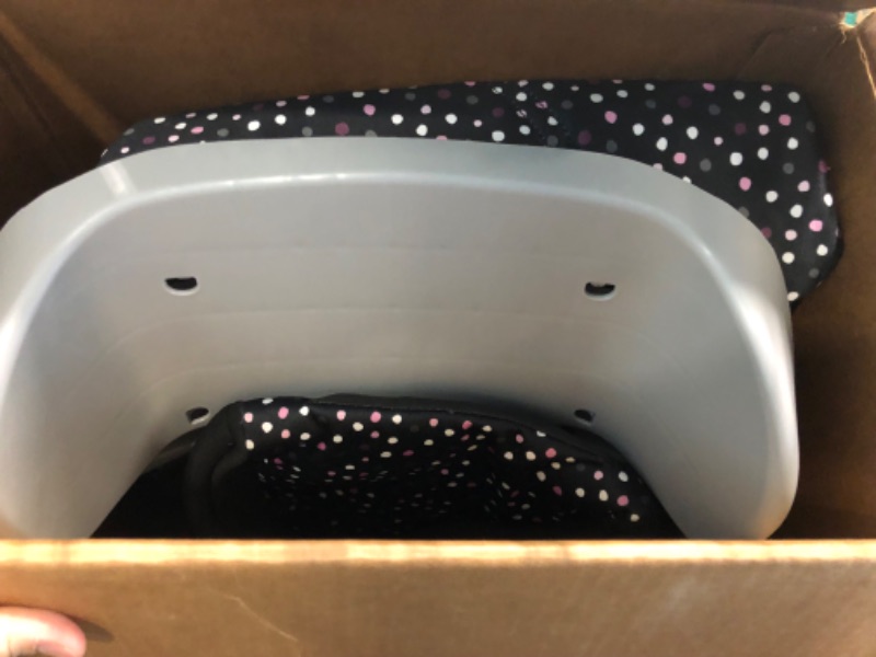 Photo 3 of Disney Baby Pronto! Belt-Positioning Booster Car Seat, Belt-Positioning Booster: 40–100 pounds, Minnie Dot Party