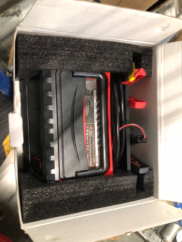 Photo 3 of 20 Amp Lithium Battery Charger, 12V and 24V Lifepo4,Lead-Acid(AGM/Gel/SLA..) Portable Car Battery Charger,Battery Maintainer, Trickle Charger, and Battery Desulfator for Car,Boat H-20-PRO