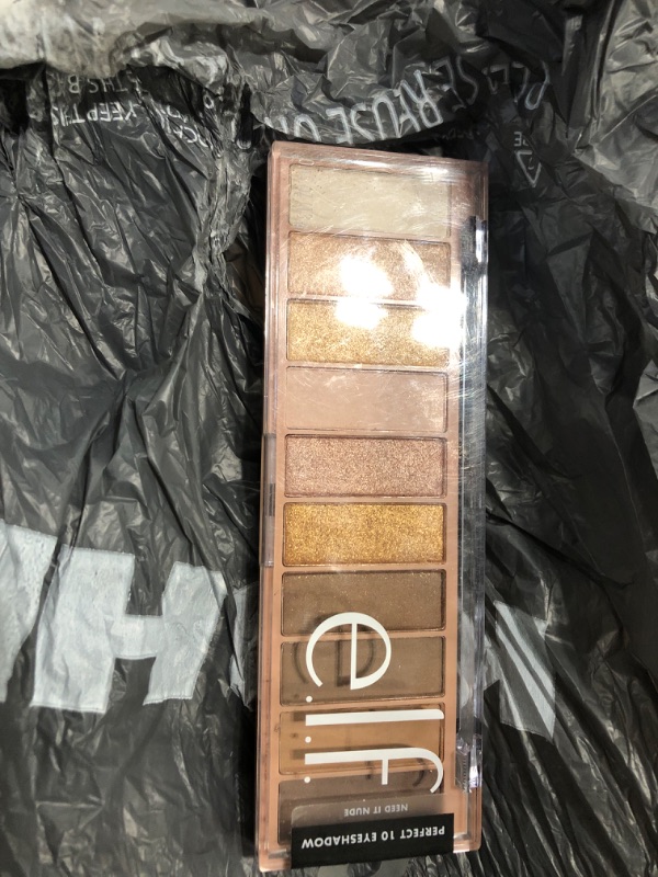 Photo 2 of e.l.f. Cosmetics Rose Gold Eyeshadow Palette, 10 Shades For Shading, Highlighting & Defining The Eyes, Vegan & Cruelty-Free, Nude Rose Gold, 0.49 Oz Nude Rose Gold 0.49 Ounce (Pack of 1)