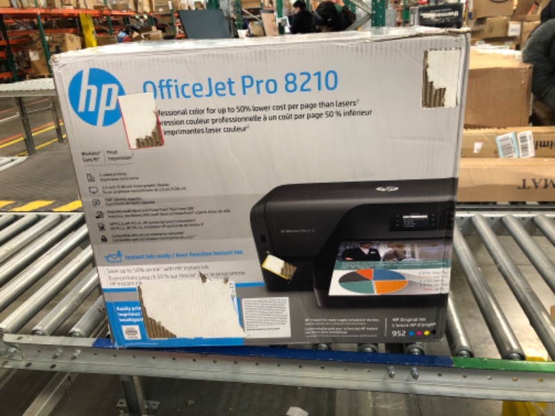 Photo 4 of HP OfficeJet Pro 8210 Wireless Color Printer (D9L64A) with and Instant Ink $5 Prepaid Code Printer + Instant Ink