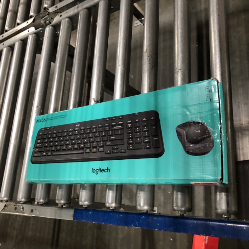 Photo 1 of Logitech Wireless Combo MK360 – Includes Keyboard with 12 Programmable Keys and Wireless Mouse, Compact Package Perfect for Travel, 3-Year Battery Life