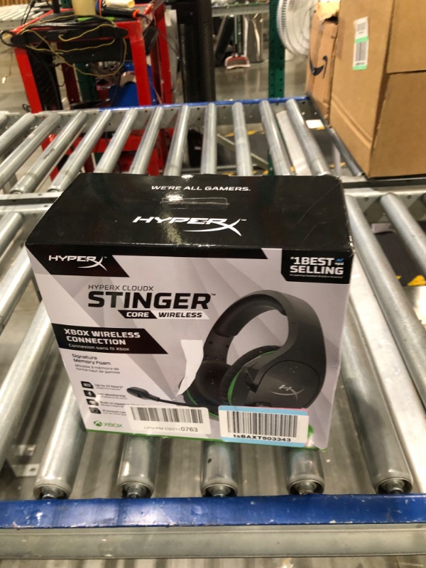 Photo 1 of HyperX CloudX Stinger Core – Wireless Gaming Headset, for Xbox Series X|S and Xbox One, Memory foam & Premium Leatherette Ear Cushions, Noise-Cancelling Wireless CloudX Stinger Core Headset