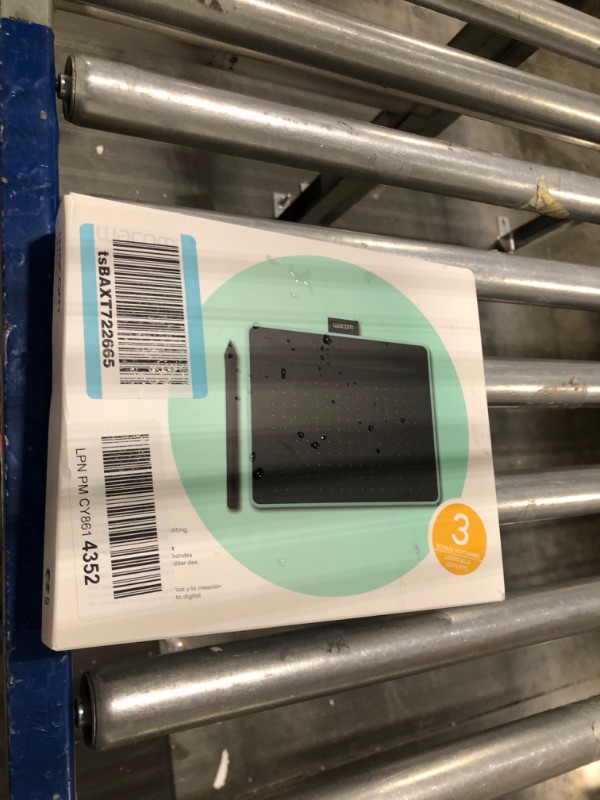 Photo 1 of Wacom Intuos Small Bluetooth Graphics Drawing Tablet - Pistachio & Drawing Glove, Two-Finger Artist Glove for Drawing Tablet Pen Display, 90% Recycled Material, eco-Friendly, one-Size (1 Pack)