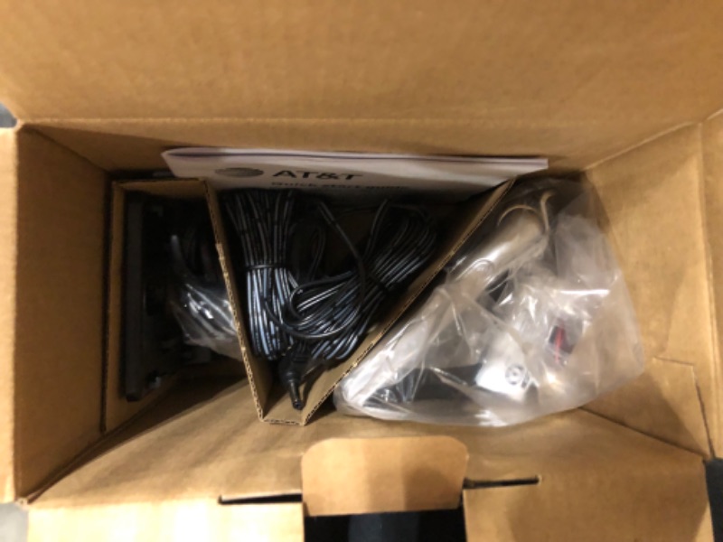 Photo 1 of AT&T BL102-2 DECT 6.0 2-Handset Cordless Phone for Home with Answering Machine, Call Blocking, Caller ID Announcer, Audio Assist, Intercom, and Unsurpassed Range, Silver/Black 2 Handset Phone