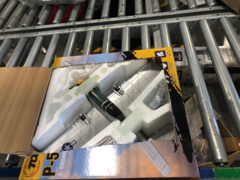 Photo 1 of Top Race Rc Plane 2 Channel Remote Control Airplane Ready to Fly Rc Planes for Adults and Teens 14+, Remote Control War Plane American P51 Mustang | RC Airplane (TR-M52) P-51 Mustang 2 Channels