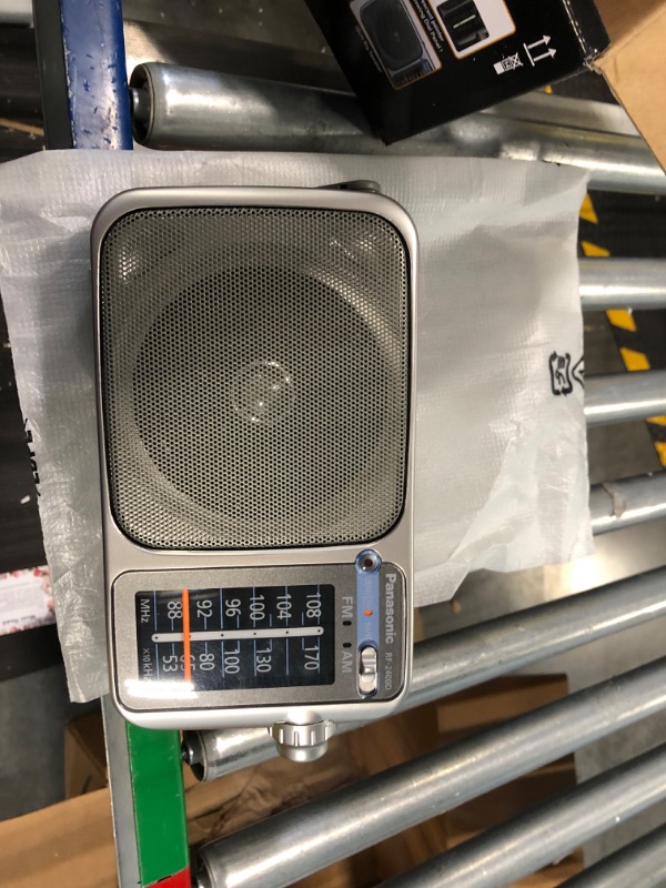 Photo 1 of Panasonic Portable AM / FM Radio, Battery Operated Analog Radio, AC Powered, Silver (RF-2400D) 22.8 x 7.8 x 10.8