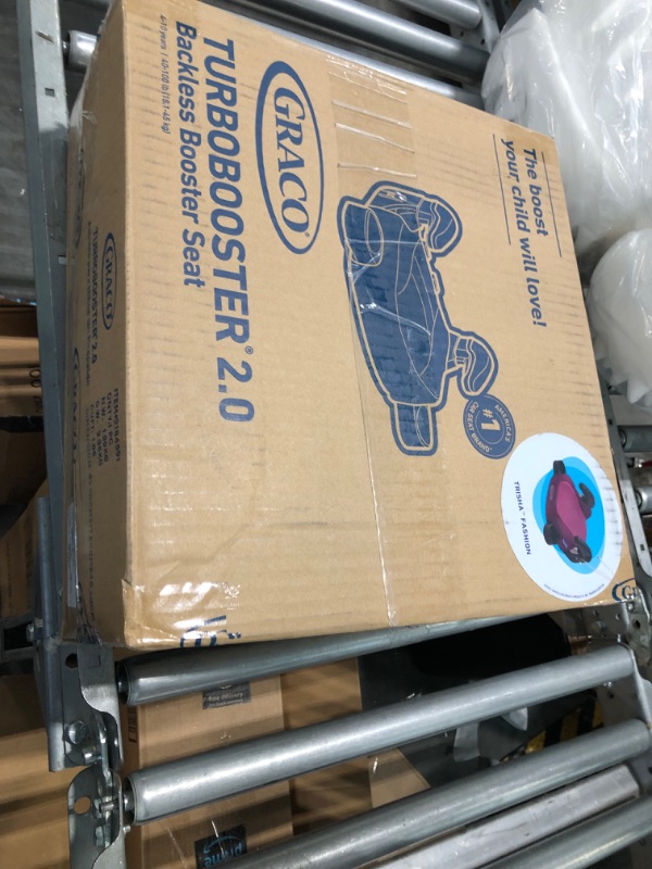 Photo 1 of Graco TurboBooster 2.0 Backless Booster Car Seat, Trisha TurboBooster 2.0 Backless Trisha