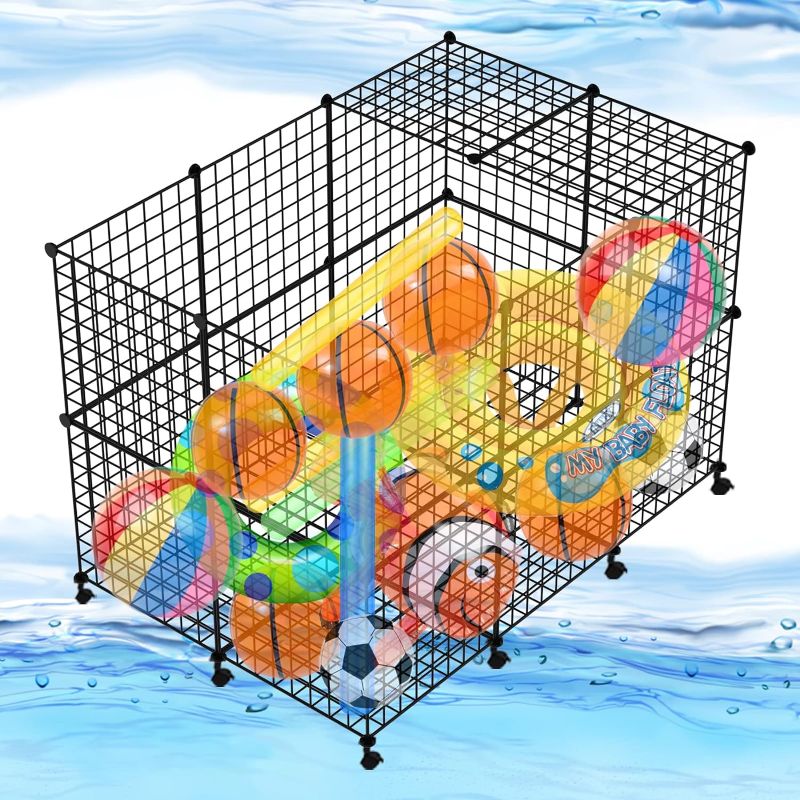 Photo 1 of .........
Pool Noodles Holder, DIY Mesh Rolling Storage Organizer Bin for Pool Floats,Swim Toys,Inflatable Balls,  white pvc................................