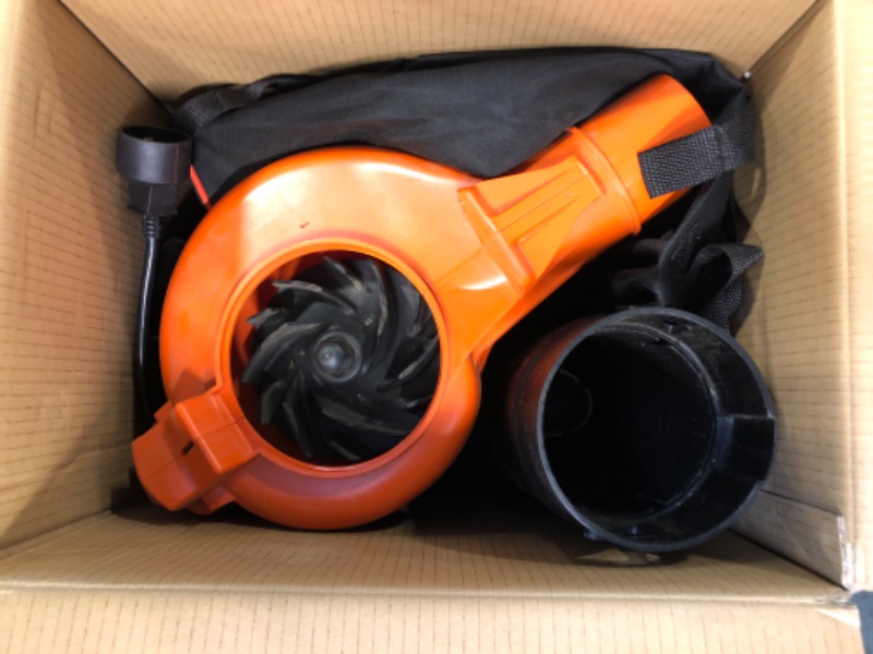 Photo 3 of BLACK+DECKER 3-in-1 Electric Leaf Blower, Leaf Vacuum, Mulcher (BEBL7000)

Did not tested