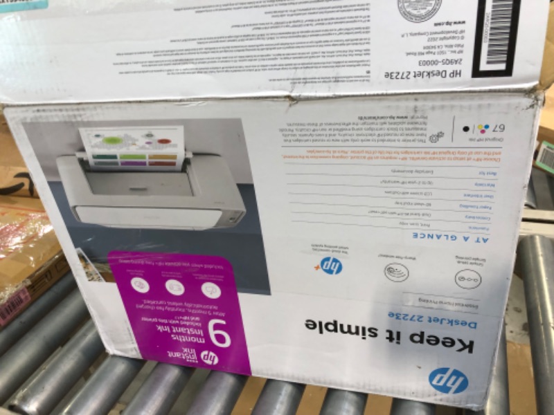 Photo 2 of HP DeskJet 2723e All-in-One Printer with Bonus 9 Months of Instant Ink