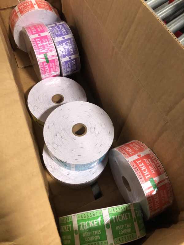 Photo 1 of 8 Rolls Of Ticket Coupon