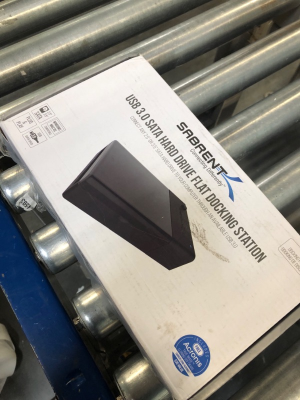 Photo 1 of Sabrent USB 3.0 to SATA External Hard Drive Lay-Flat Docking Station for 2.5 or 3.5in HDD, SSD