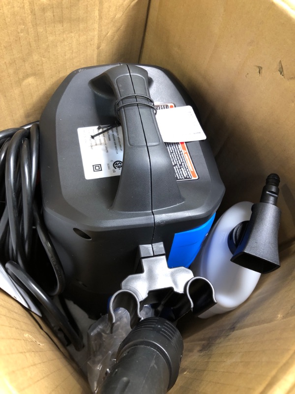 Photo 4 of Electric Pressure Washer Homdox Pressure Washer 1600W Power Washer High Pressure Cleaner Machine with Gimbaled Nozzles Foam Cannon,Best for Cleaning Homes, Cars, Driveways, Patios