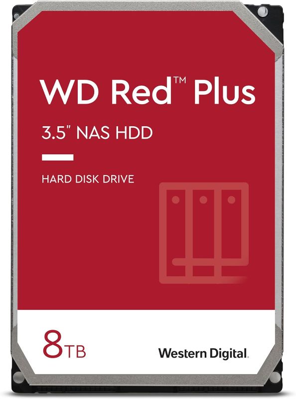 Photo 1 of  WD Red Pro WD8003FFBX 8TB 7200 RPM 256MB Cache SATA 6.0Gb/s 3.5" Internal Hard Drive Bare Drive
