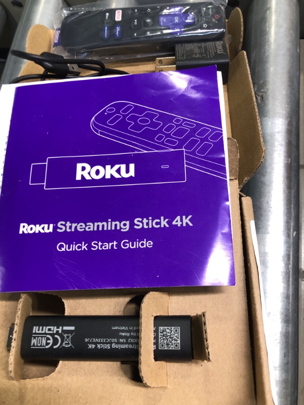 Photo 3 of  
Roku Streaming Stick 4K | Portable Roku Streaming Device 4K/HDR/Dolby Vision, Roku Voice Remote, Free & Live TV
