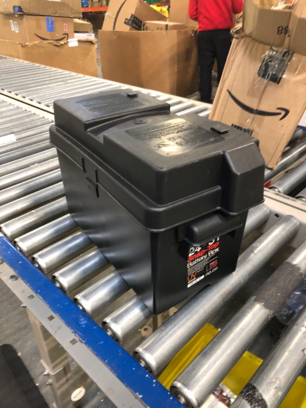 Photo 2 of NOCO Snap-Top HM318BKS Battery Box, Group 24-31 12V Outdoor Waterproof Battery Box for Marine, Automotive, RV, Boat, Camper and Travel Trailer Batteries
***Slightly bent***