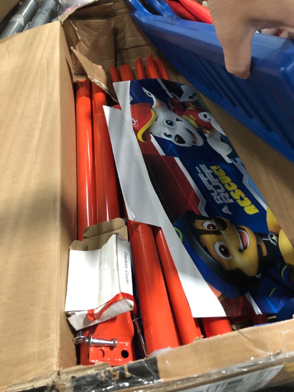 Photo 1 of Delta Children Plastic Toddler Bed, Nick Jr. PAW Patrol Paw Patrol Bed
***Previous owner attempted to assemble, loose hardware***