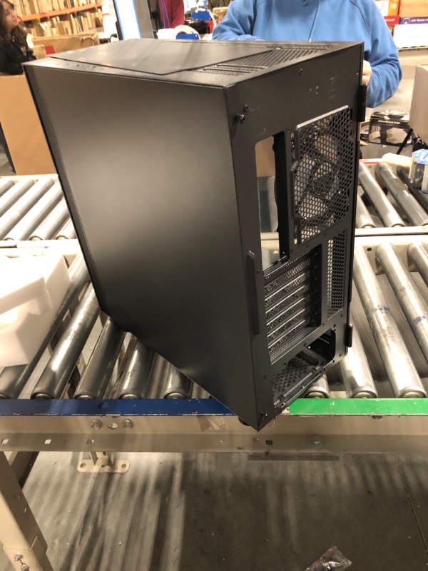 Photo 1 of DARKROCK Caspian Mid-Tower E-ATX/ATX Gaming PC Case, Top 360mm Radiator Support, Pre-Installed Front 3X 140mm & Rear 120mm ARGB Fans and Controller Hub, Tempered Glass Front & Side Panel

