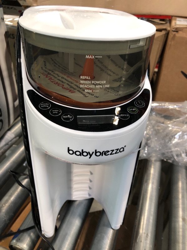 Photo 3 of New and Improved Baby Brezza Formula Pro Advanced Formula Dispenser Machine - Automatically Mix a Warm Formula Bottle Instantly - Easily Make Bottle with Automatic Powder Blending