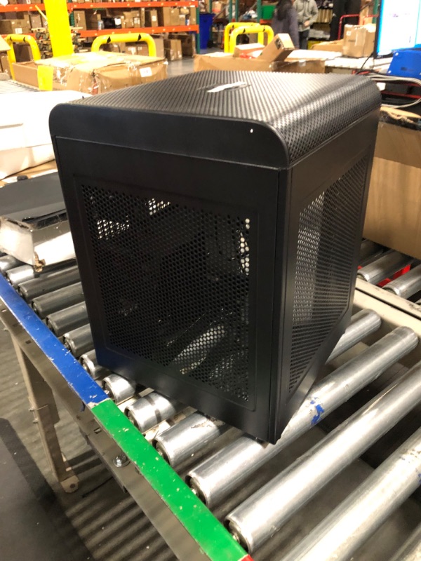 Photo 3 of Thermaltake Core V21 SPCC Micro ATX, Mini ITX Cube Gaming Computer Case Chassis, Small Form Factor Builds, 200mm Front Fan Pre-installed, CA-1D5-00S1WN-00 Black Micro ATX V21
***Dented on one of the sides (shown in last photo)***