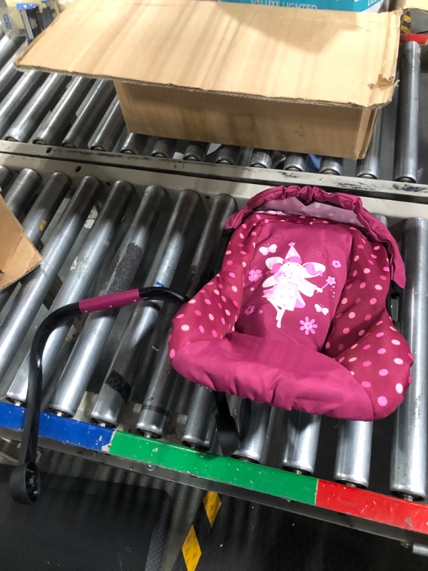 Photo 1 of Baby Doll Deluxe Car Seat with Canopy - Polka Dots
