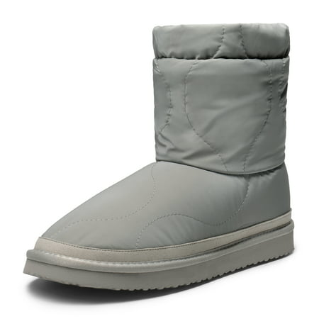 Photo 1 of Dream Pairs Women S Winter Comfort Warm Boots Waterproof Snow Boots SDSB2213W LIGHT GREY Size 7.5
