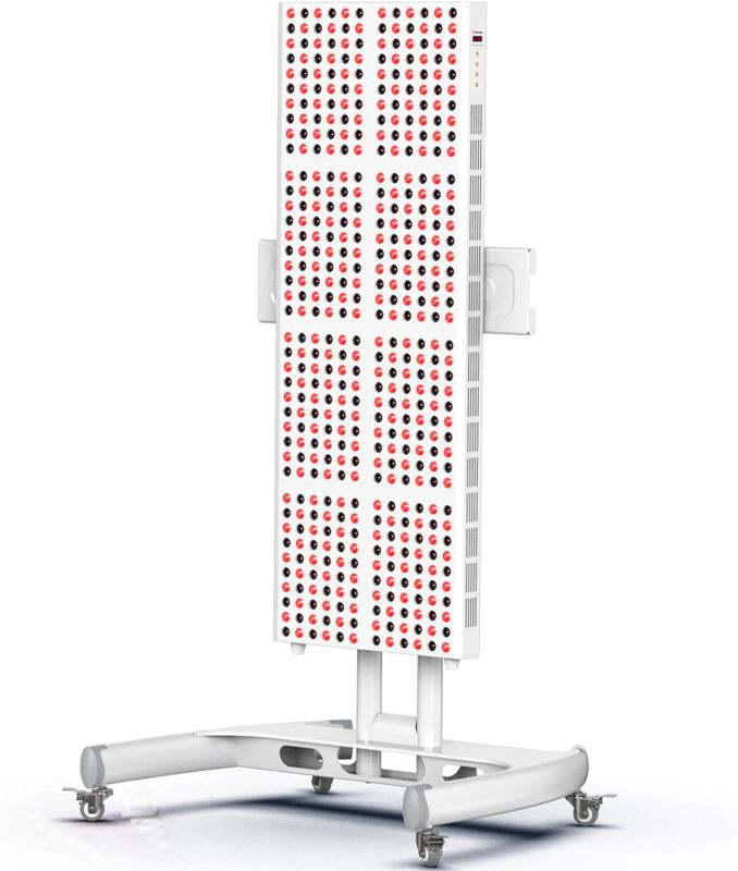 Photo 1 of BONTANNY Red Light Therapy Device for Full Body, Red Near Infrared 660nm 850nm with Timer 480 Clinical Grade LEDs lamp for Skin Pain Relief Anti-Aging Improve Sleep, 800W (Not Included Floor Stand)
***Does not power on***