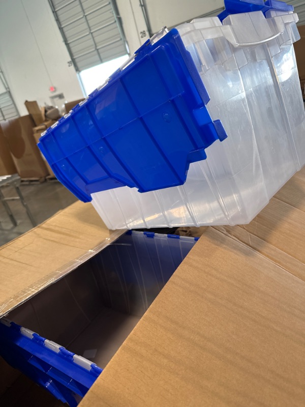 Photo 1 of Akro-Mils Keep Box Container with Lid, 12 gal (2PACK)
