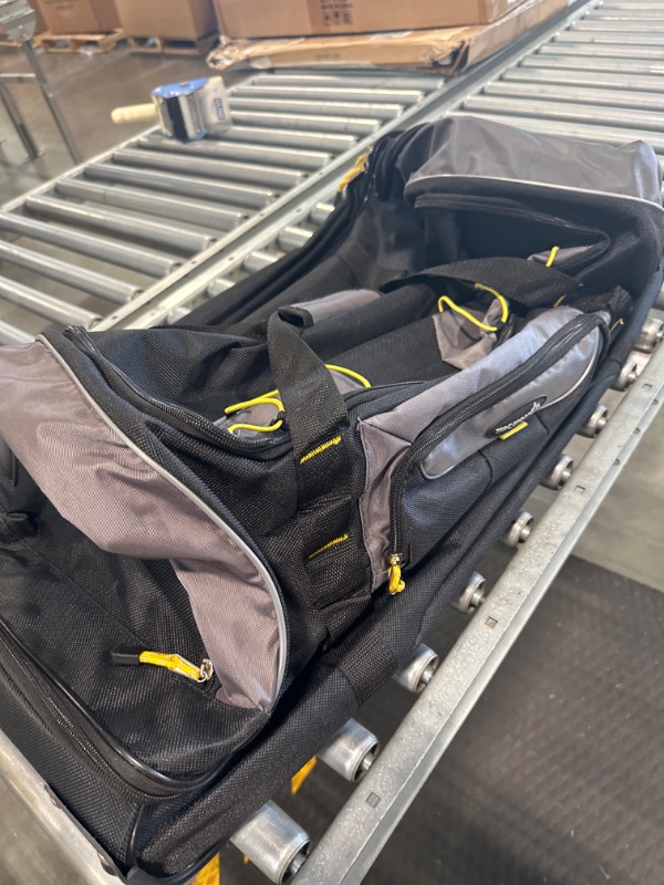 Photo 1 of TPRC Sierra Madre II Upright Rolling Duffel Bag, Black/Gray, 30-Inch

