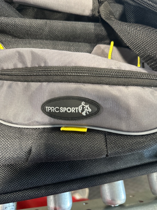 Photo 1 of TPRC Sierra Madre II Upright Rolling Duffel Bag, Black/Gray, 30-Inch

