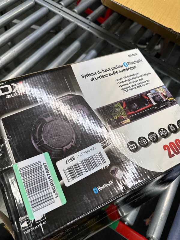 Photo 1 of SONDPEX Bluetooth Speaker System & Digital Music Player CSF-E65B Standard Packaging