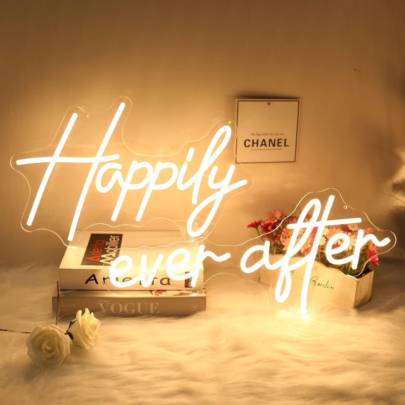 Photo 1 of Large Neon Sign Happily Ever After LED,Art Decorative Lights for Bachelorette Party,Engagement,Birthday,Wedding,gift for girl,Home Wall Decor,Living room Decor.38.32x11.13IN…


*SLIGHT WEAR AND TEAR*
