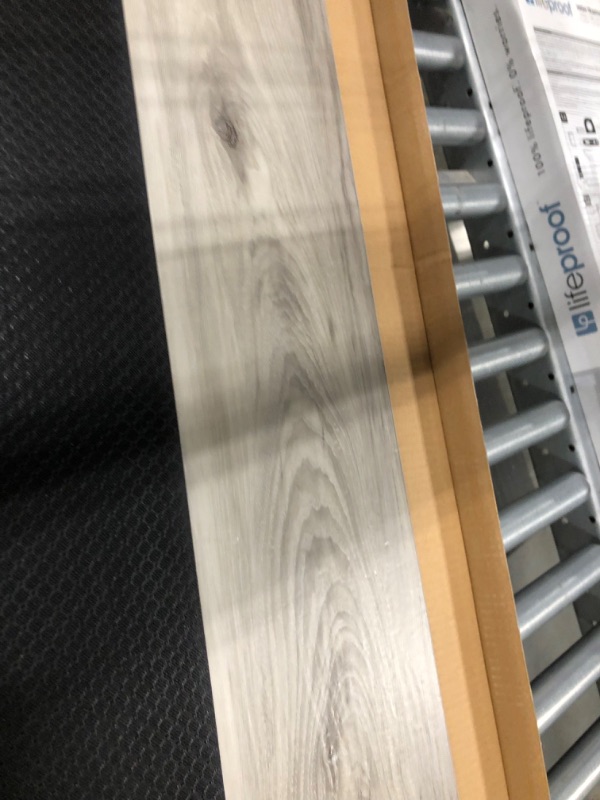 Photo 3 of Banff Gray Hickory 7.13 in. W x 48.03 in. L Waterproof High Traffic Luxury Vinyl Plank Flooring (19.05 sq. ft./case)