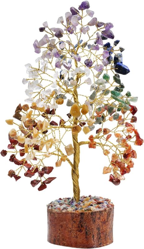 Photo 1 of 7 Chakra Crystal Tree For Positive Energy - House Warming Gifts New Home - Chakra Tree - Tree Of Life Decor - Chakra Decor - Office Decor For Women - Reiki Gifts - Spiritual Gifts - Home Decor
